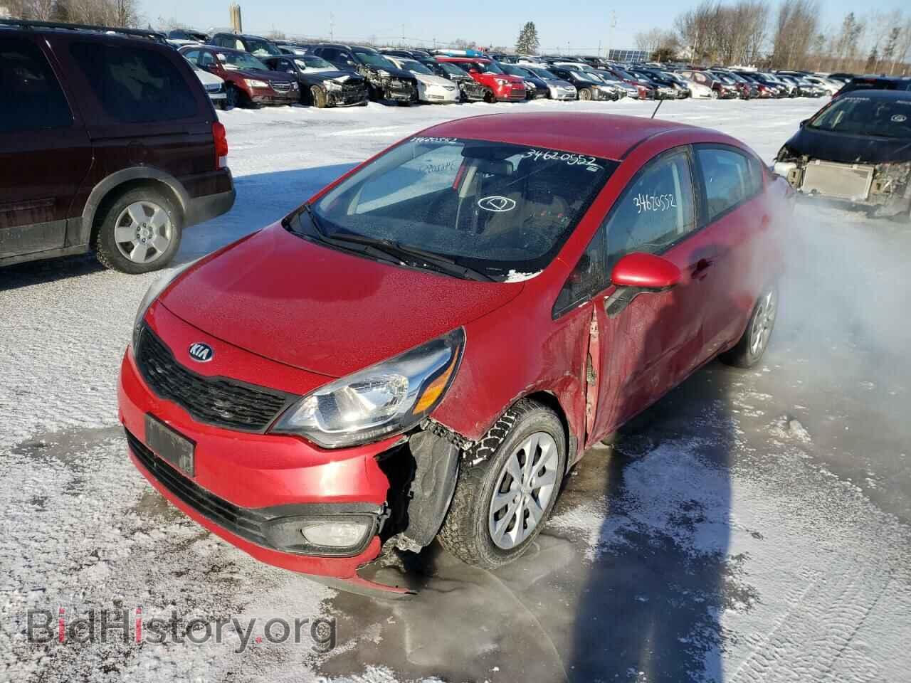 2013 KIA RIO - VIN: KNADM4A38D6273595 - Фото 2