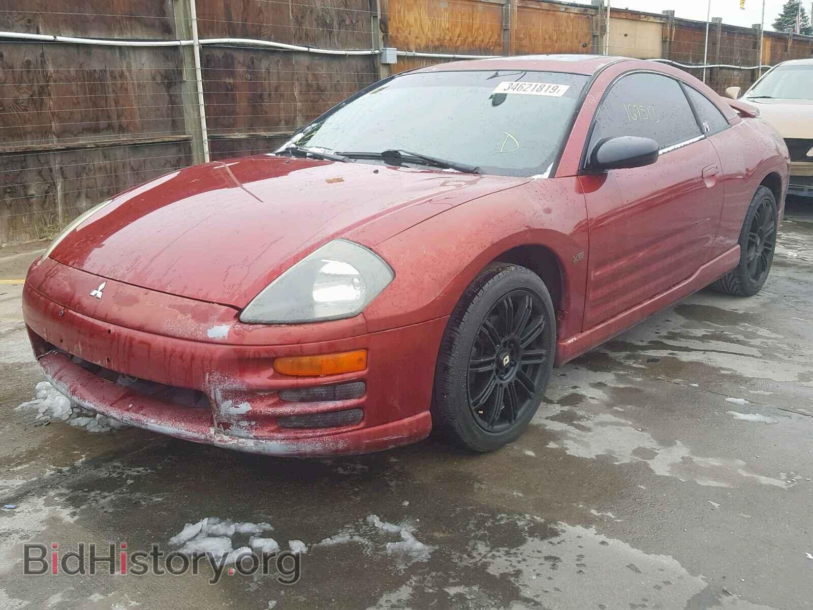 2002 MITSUBISHI ECLIPSE - VIN: 4A3AC84H92E080086 - Фото 2