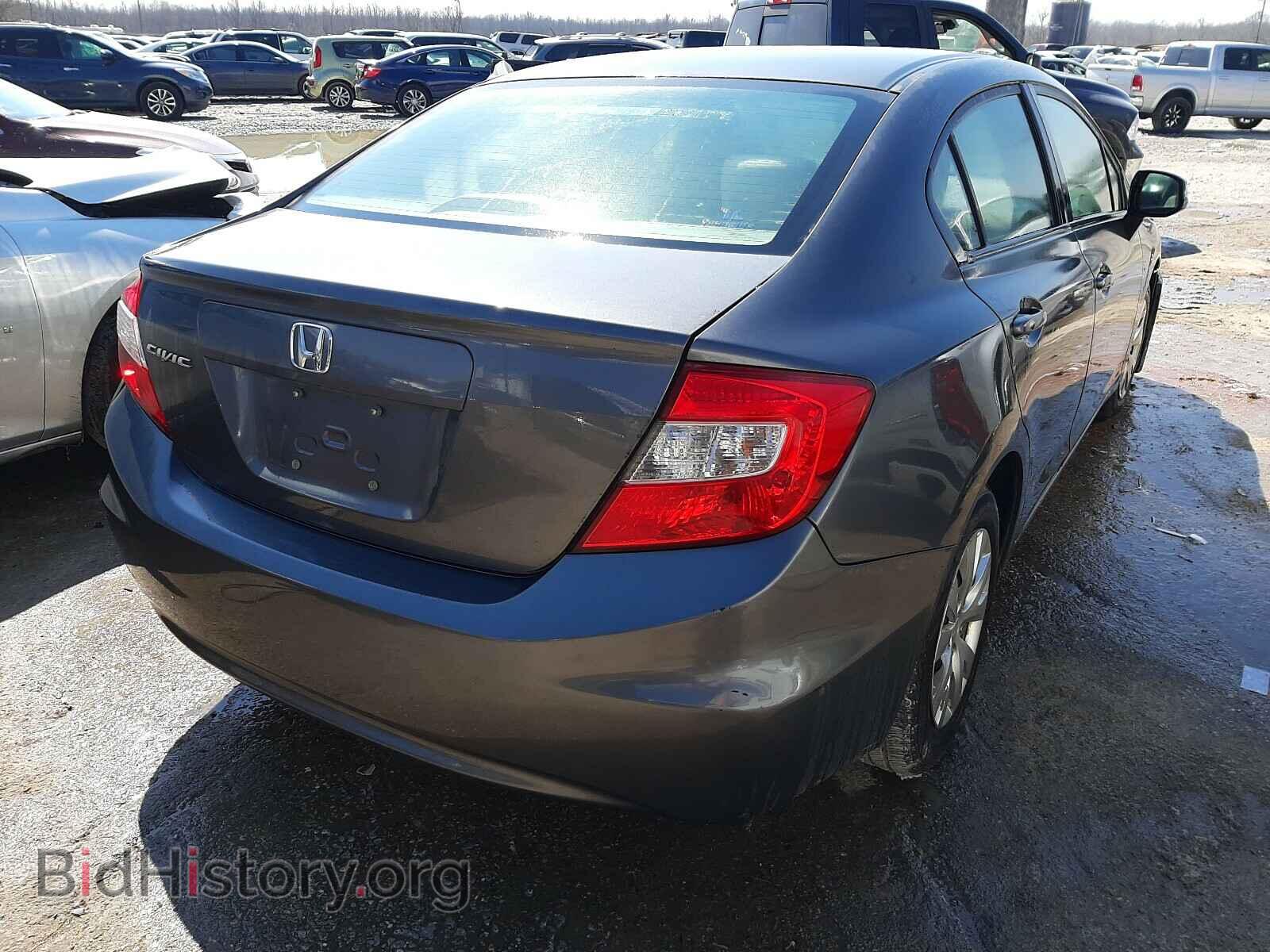 2012 HONDA CIVIC - VIN: 2HGFB2F52CH302569 - Фото 4