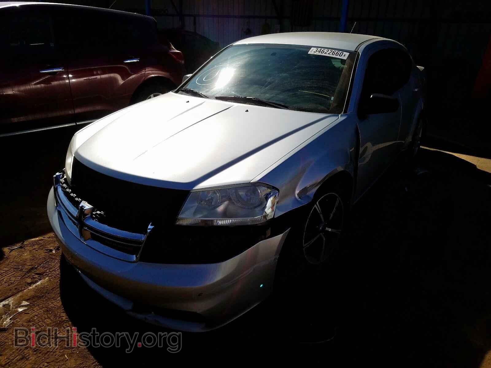 2012 DODGE AVENGER - VIN: 1C3CDZAB3CN266145 - Фото 2