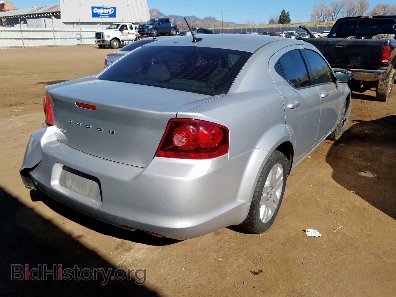 2012 DODGE AVENGER - VIN: 1C3CDZAB3CN266145 - Фото 4