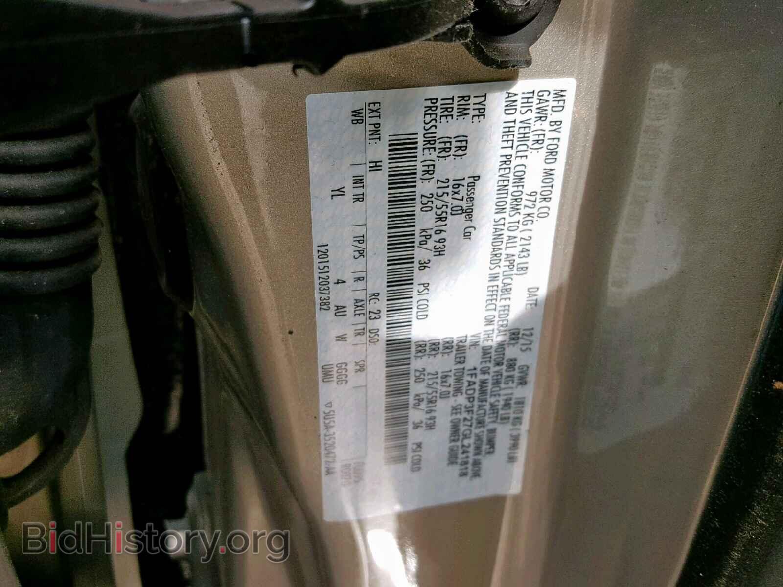 2016 FORD FOCUS SE - VIN: 1FADP3F27GL241818 - Фото 10