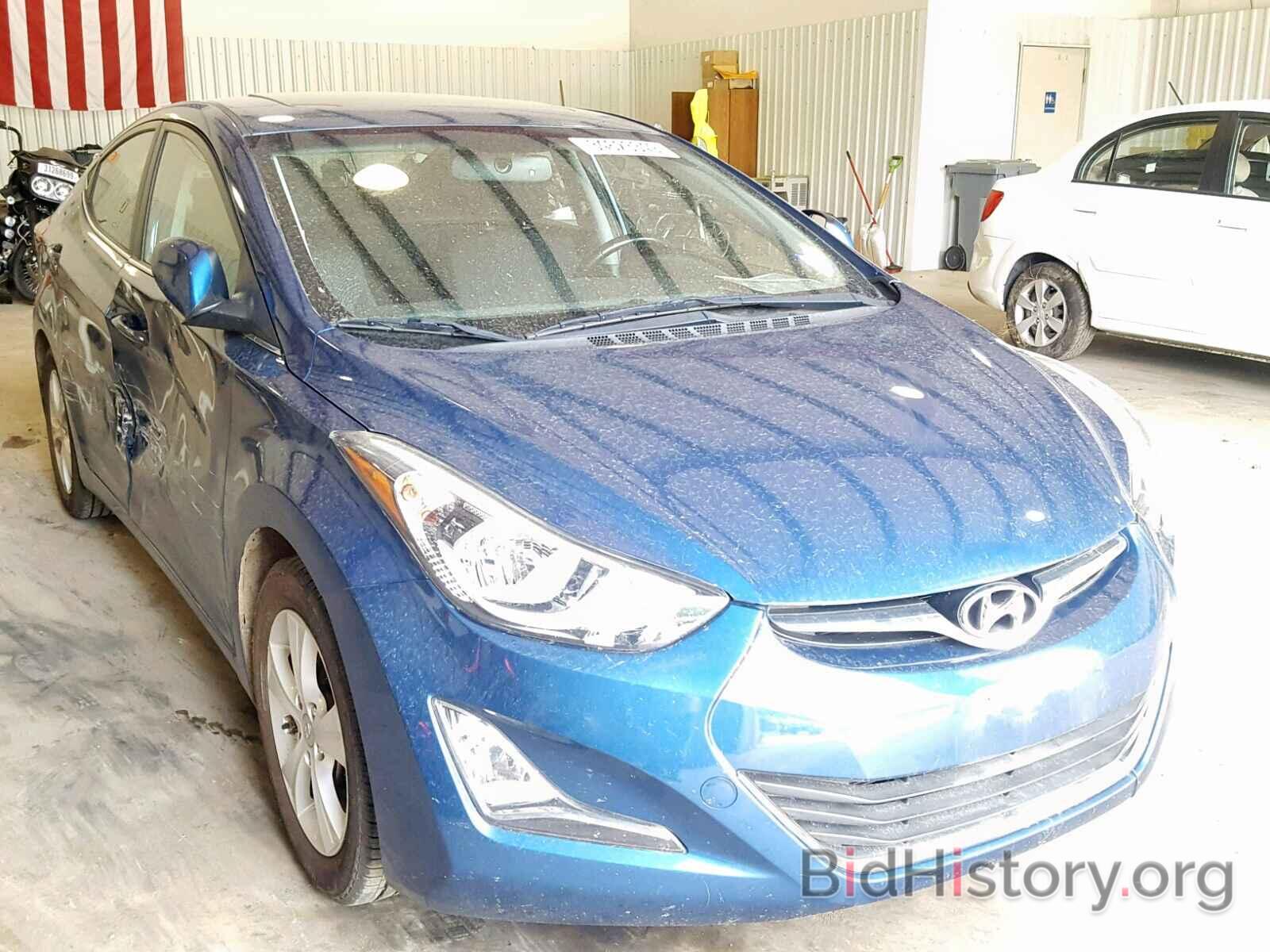 Photo KMHDH4AE3GU546138 - HYUNDAI ELANTRA 2016