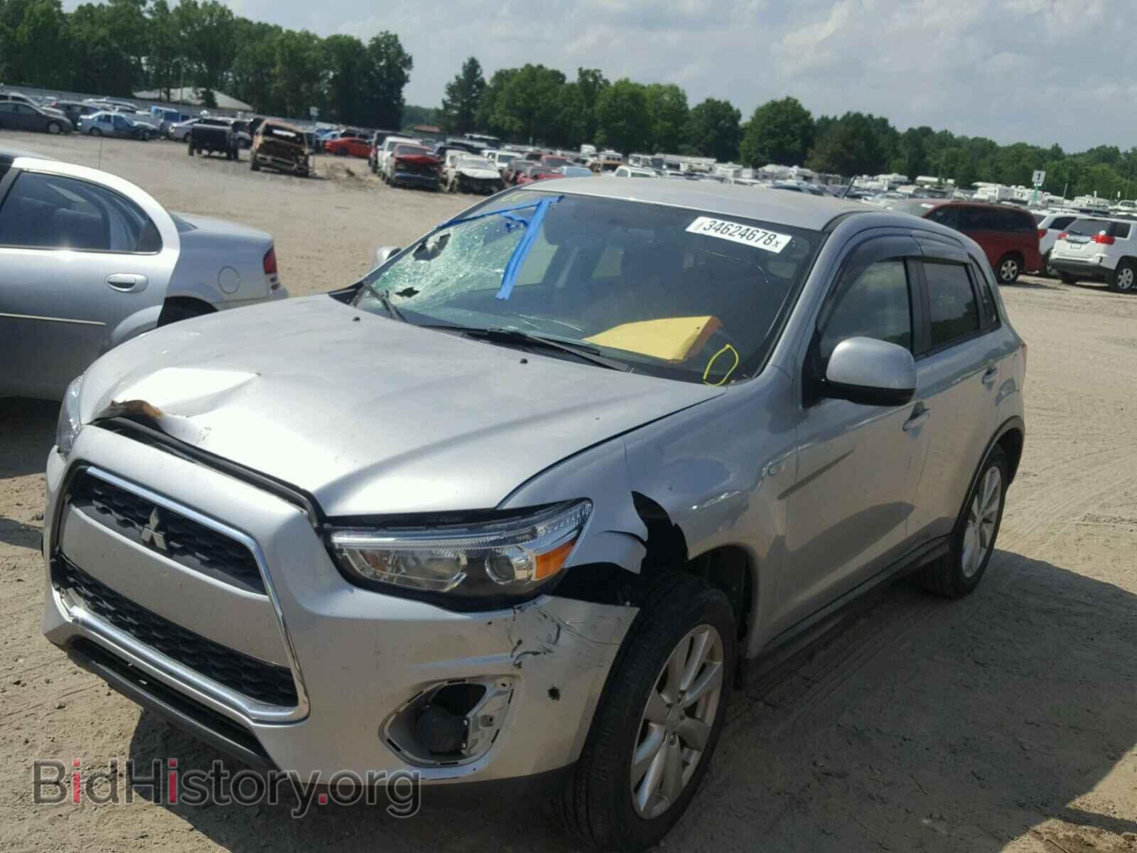 2015 MITSUBISHI OUTLANDER - VIN: 4A4AP3AU6FE005694 - Фото 2