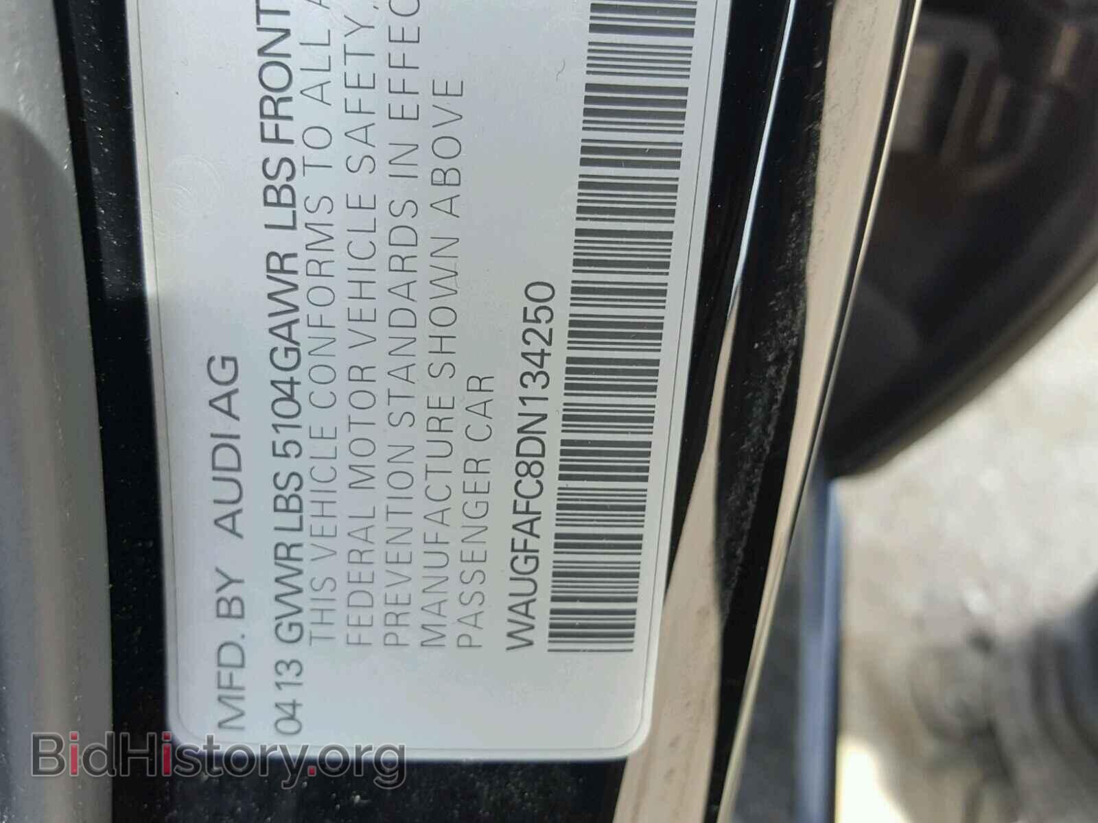 2013 AUDI A6 - VIN: WAUGFAFC8DN134250 - Фото 10
