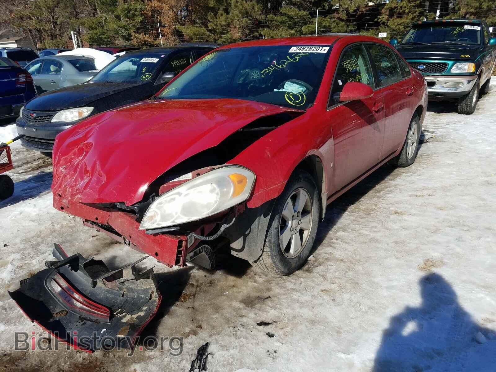 2008 CHEVROLET IMPALA - VIN: 2G1WT55K689161780 - Фото 2