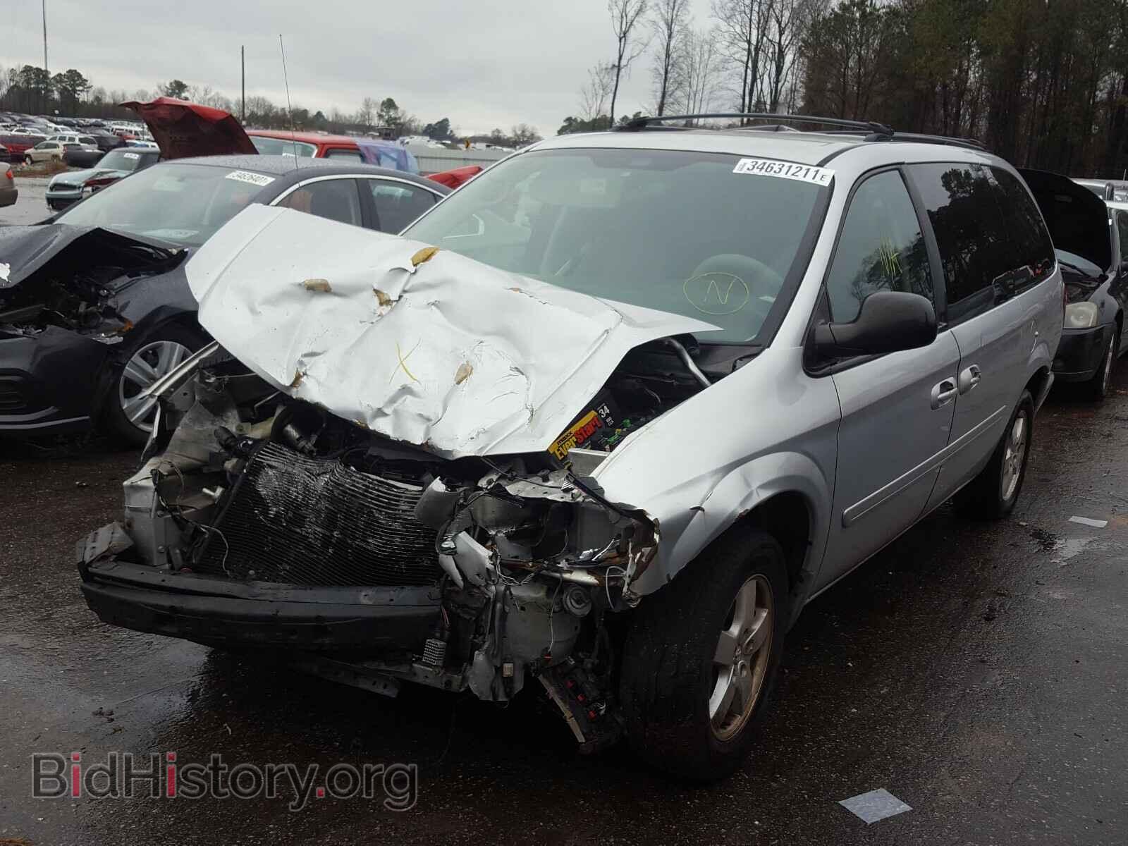 2007 DODGE CARAVAN - VIN: 2D4GP44L77R208434 - Фото 2