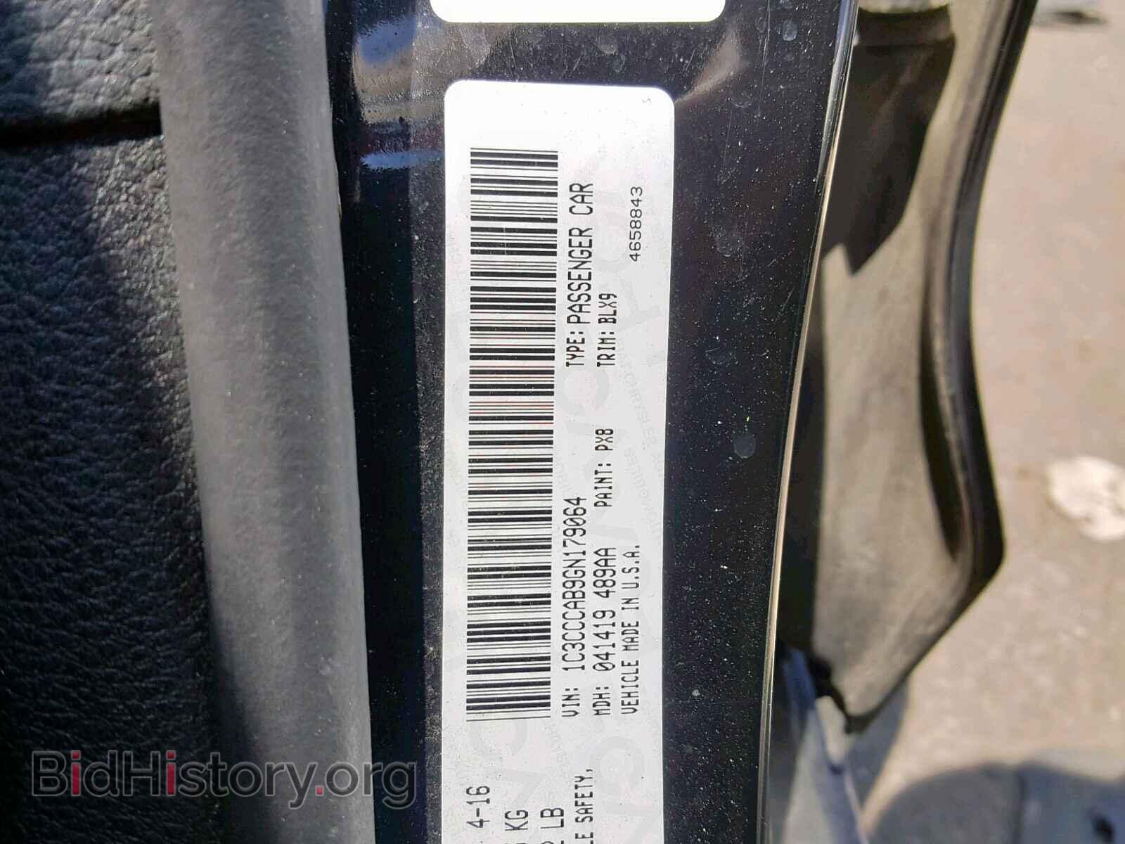 2016 CHRYSLER 200 - VIN: 1C3CCCAB9GN179064 - Photo 10