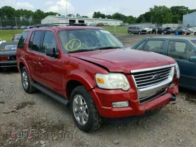 2009 Ford EXPLORER Explorer X, красный — VIN 1FMEU73E79UA15817, Copart