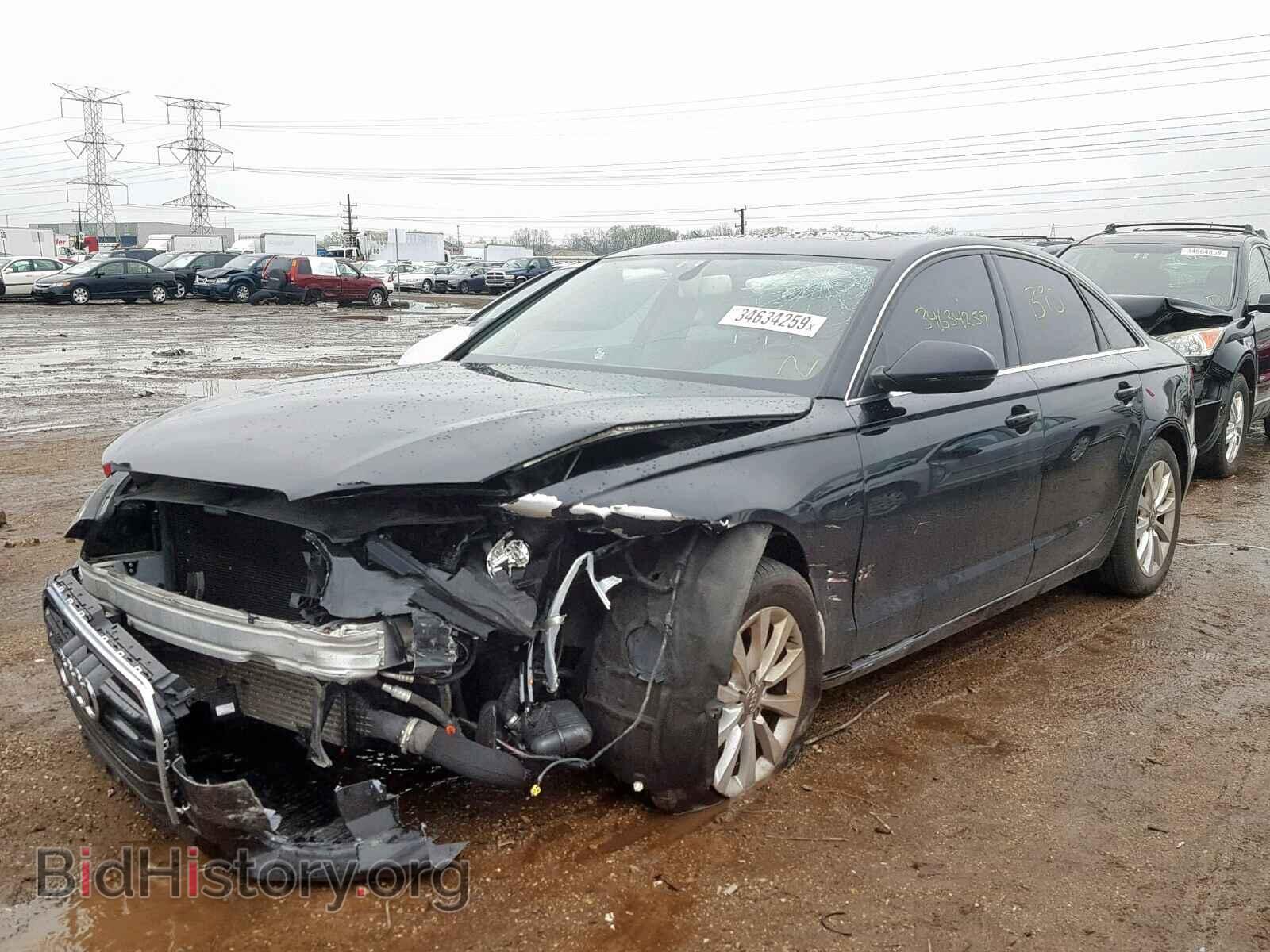 2013 AUDI A6 - VIN: WAUFFAFC1DN016410 - Фото 2