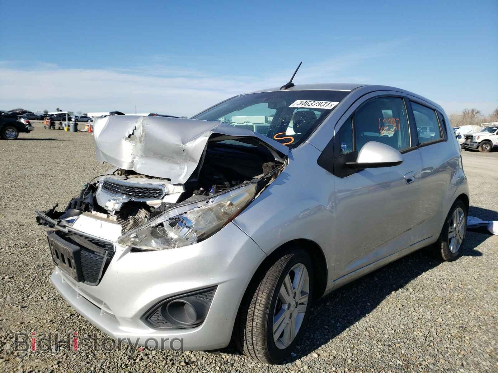 2014 CHEVROLET SPARK - VIN: KL8CB6S90EC483669 - Фото 2