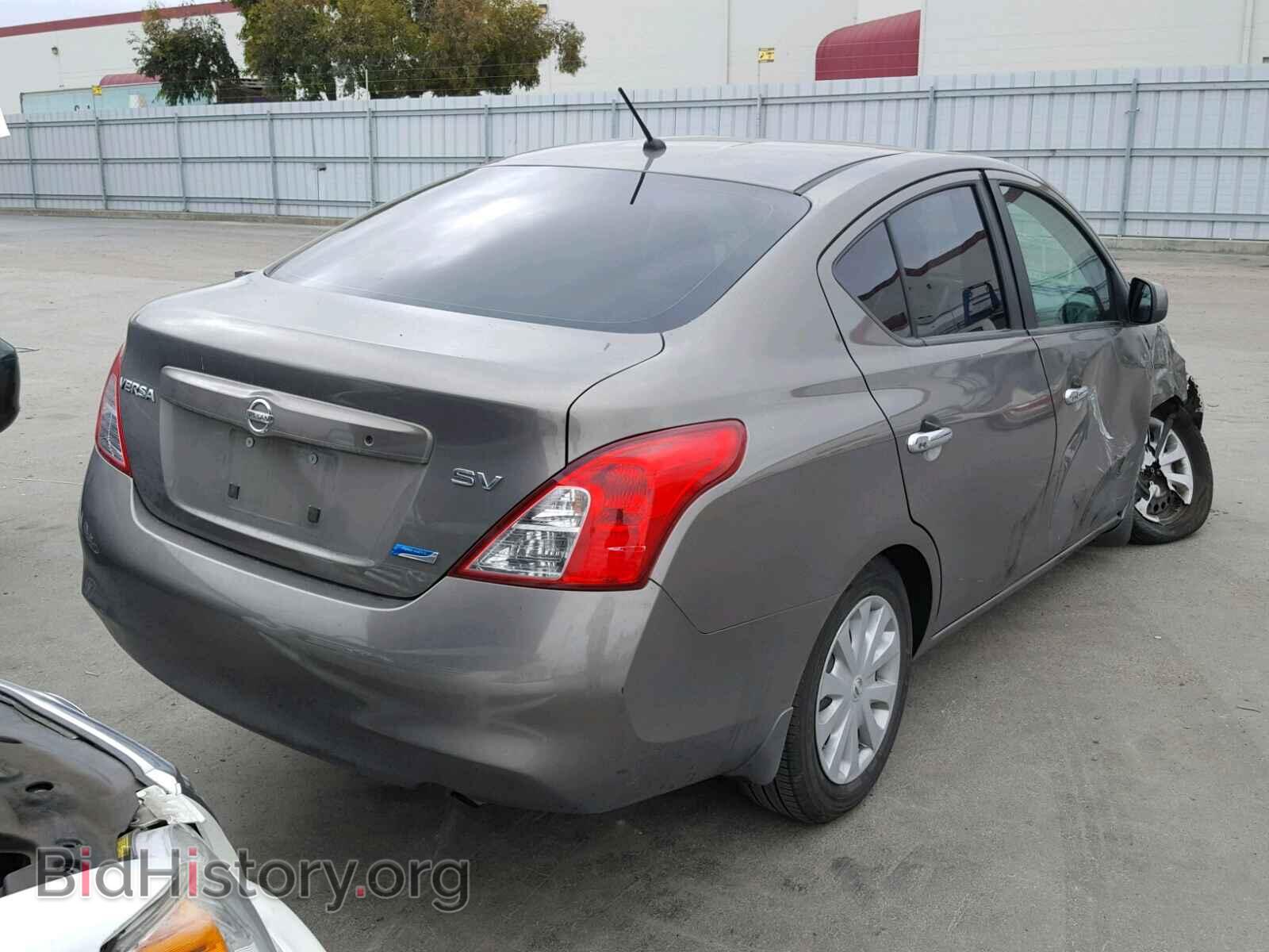2012 NISSAN VERSA - VIN: 3N1CN7AP0CL873616 - Фото 4
