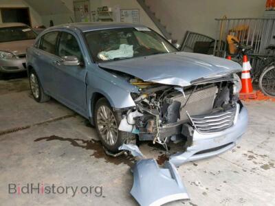 2012 Chrysler 200 200 Limite, blue — VIN 1C3CCBCB7CN180814, Copart