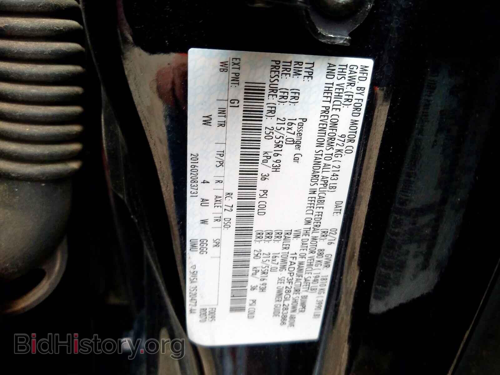 2016 FORD FOCUS - VIN: 1FADP3F28GL283866 - Photo 10