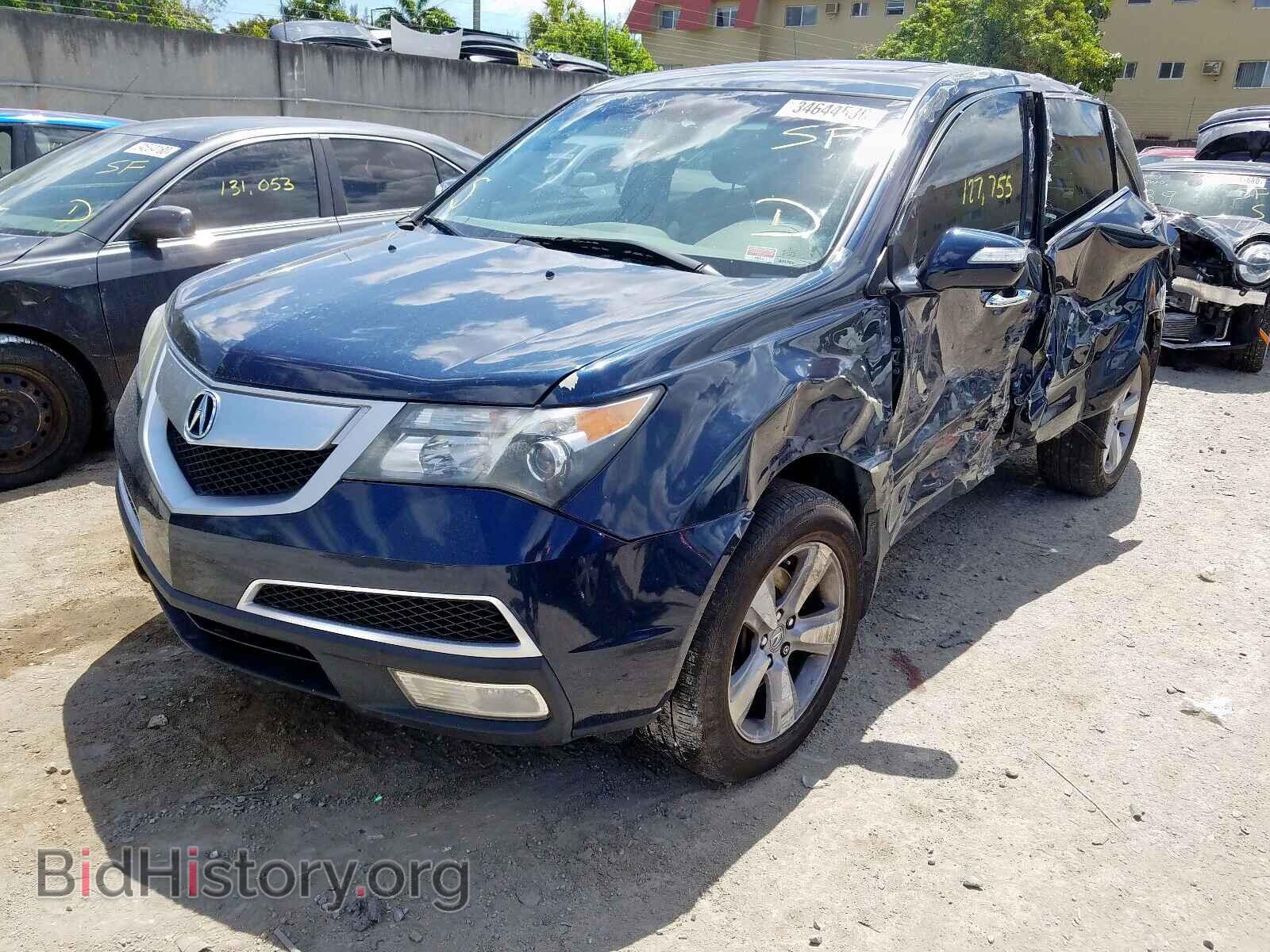 2012 ACURA MDX - VIN: 2HNYD2H28CH506405 - Фото 2