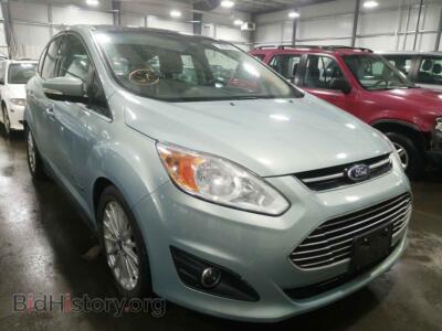 2013 Ford CMAX C-Max Prem, teal — VIN 1FADP5CU0DL543965, Copart