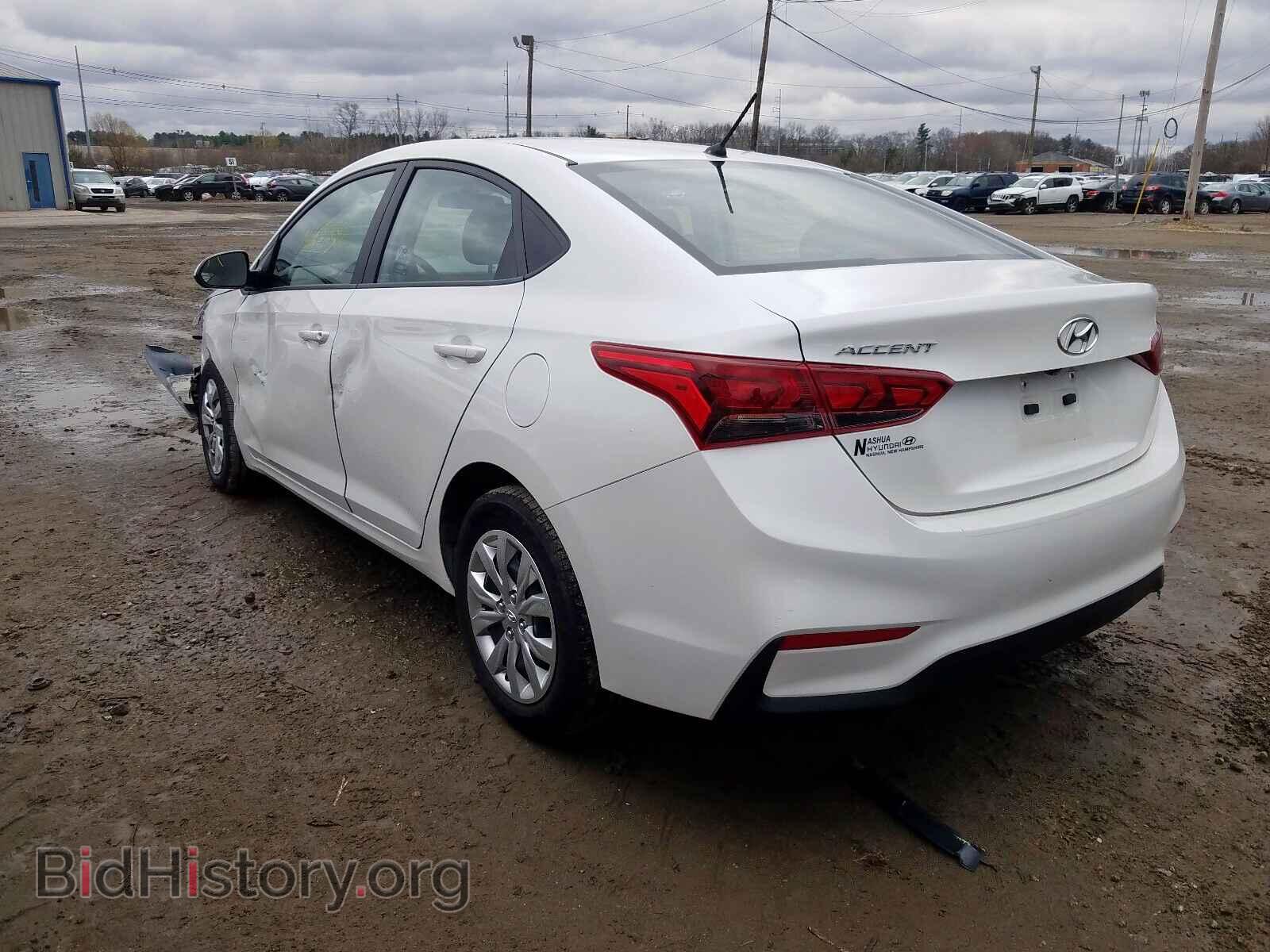 2019 HYUNDAI ACCENT - VIN: 3KPC24A33KE044544 - Фото 3