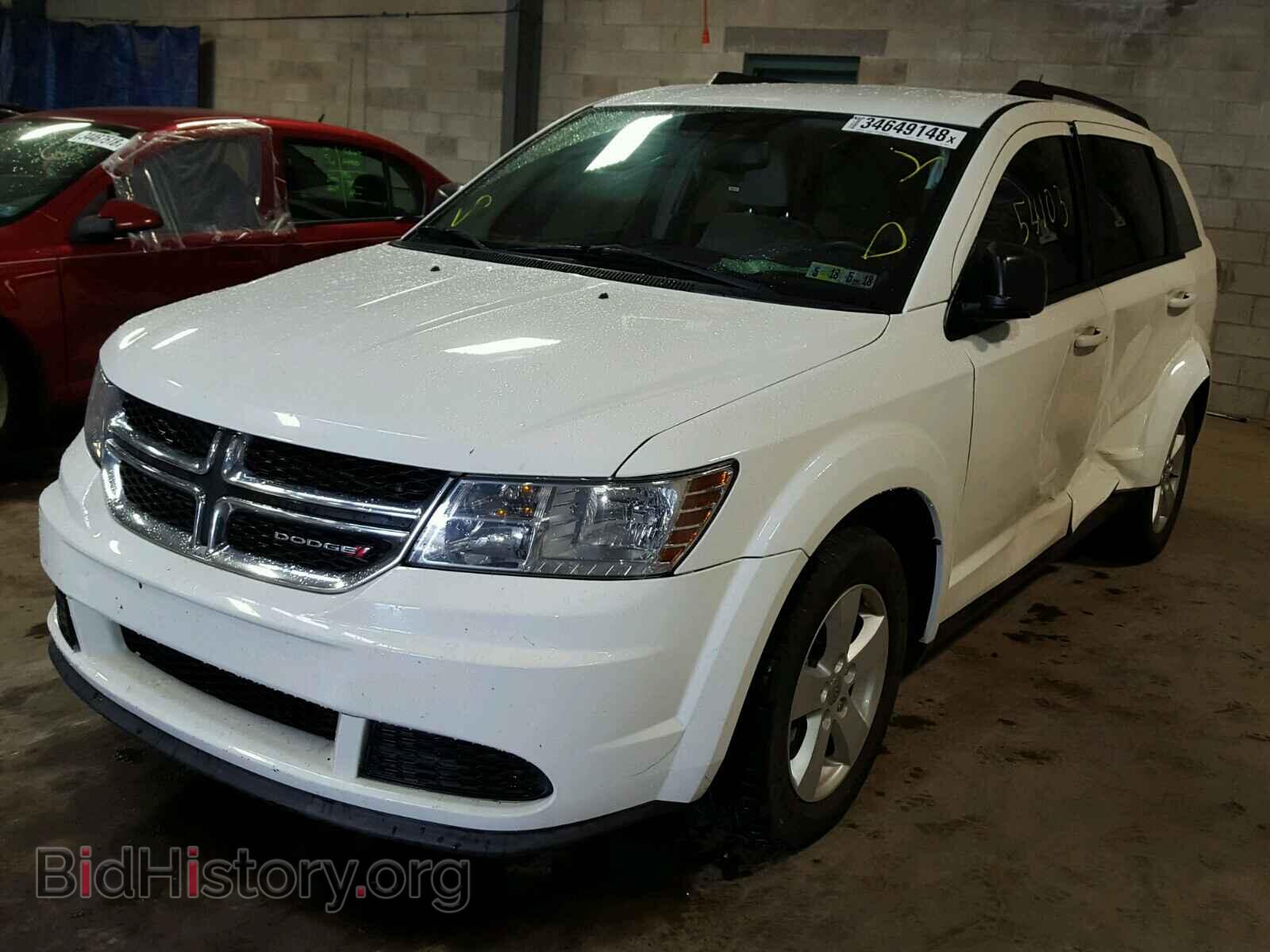 2013 DODGE JOURNEY - VIN: 3C4PDCAB3DT529701 - Фото 2