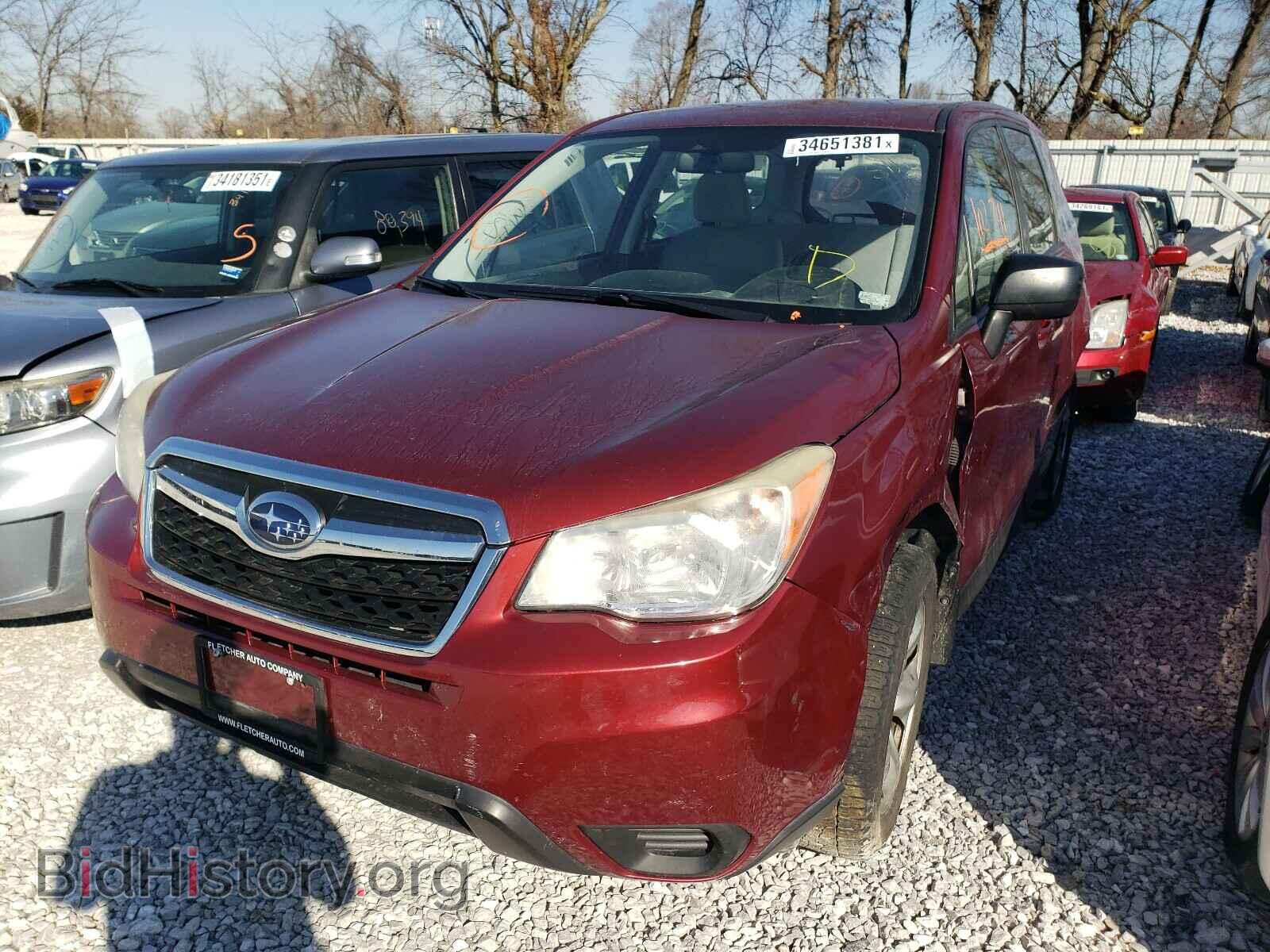 2014 SUBARU FORESTER - VIN: JF2SJAAC7EH427156 - Фото 2
