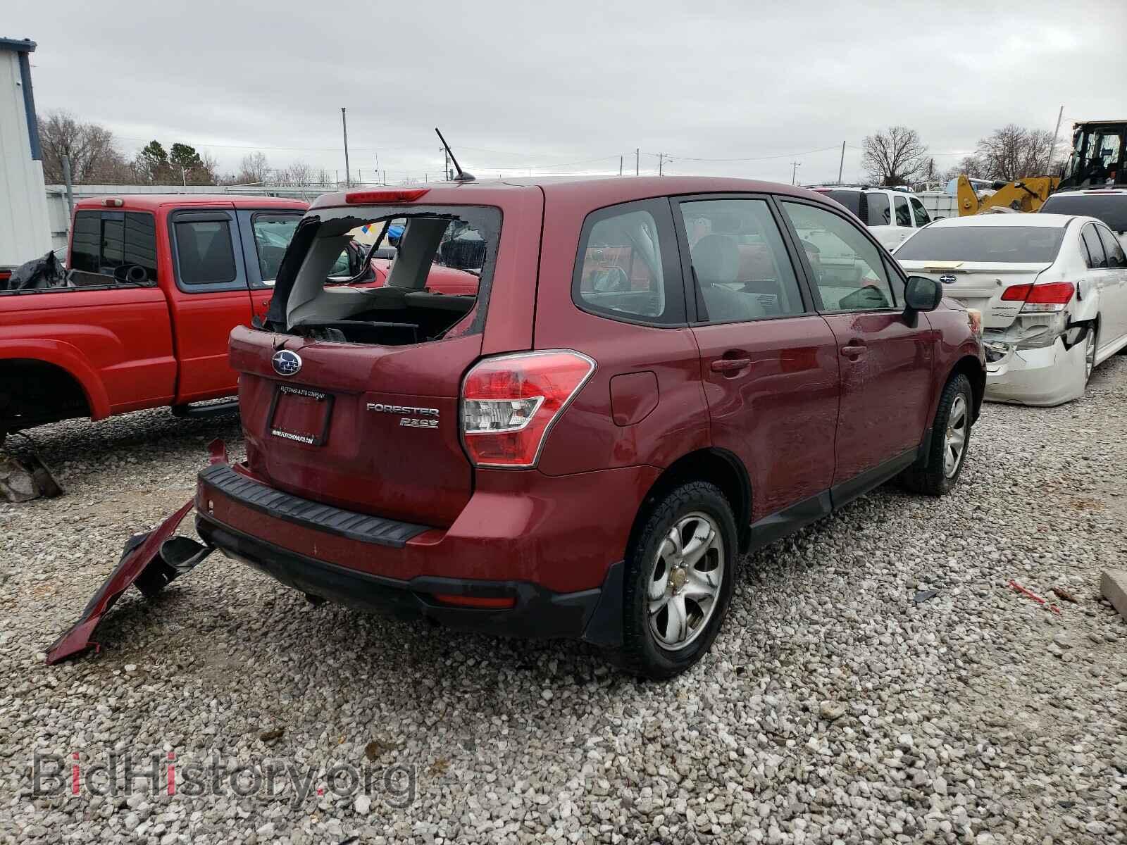2014 SUBARU FORESTER - VIN: JF2SJAAC7EH427156 - Фото 4