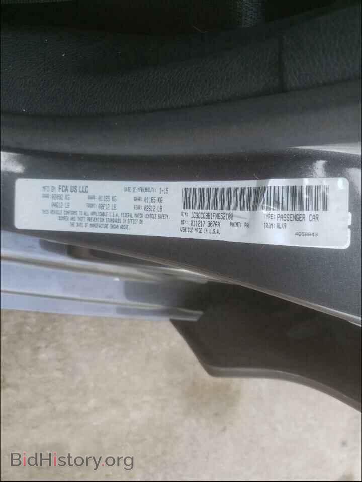 2015 CHRYSLER 200 - VIN: 1C3CCCBB1FN652100 - Photo 10