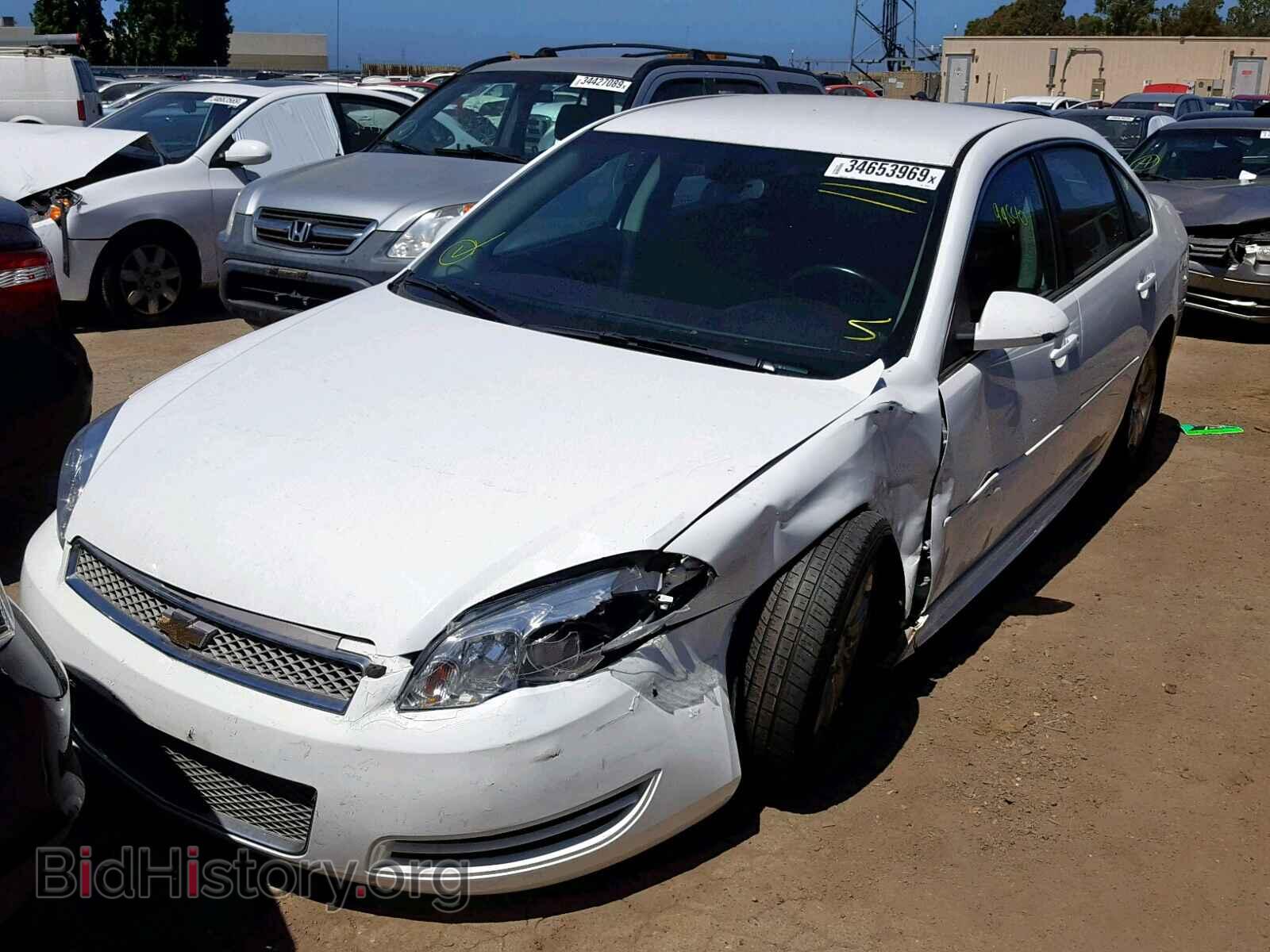 2012 CHEVROLET IMPALA - VIN: 2G1WF5E35C1303513 - Фото 2