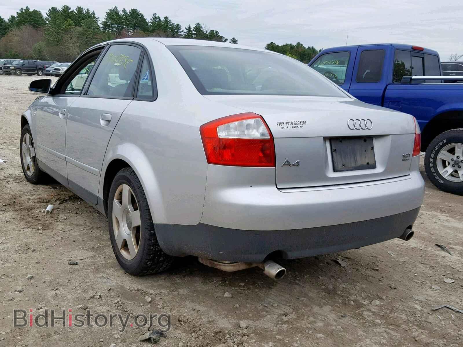 2002 AUDI A4 - VIN: WAULC68E02A193994 - Фото 3
