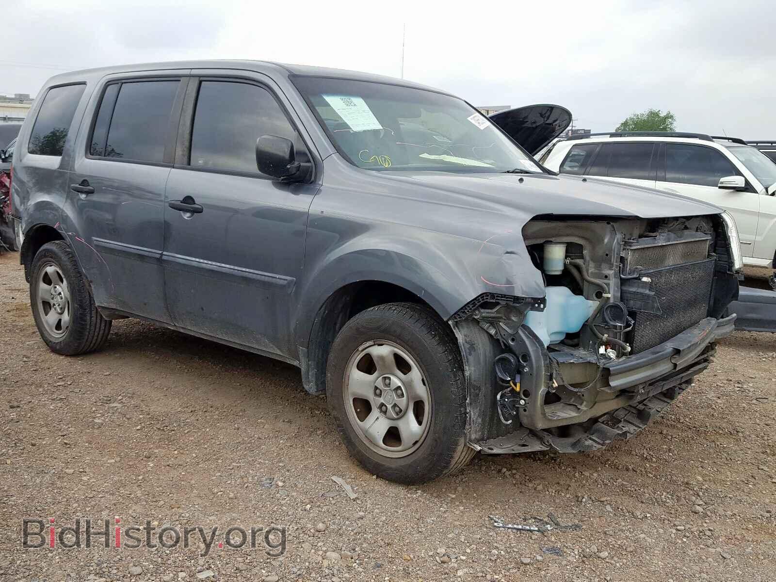 Photo 5FNYF3H24CB014627 - HONDA PILOT 2012