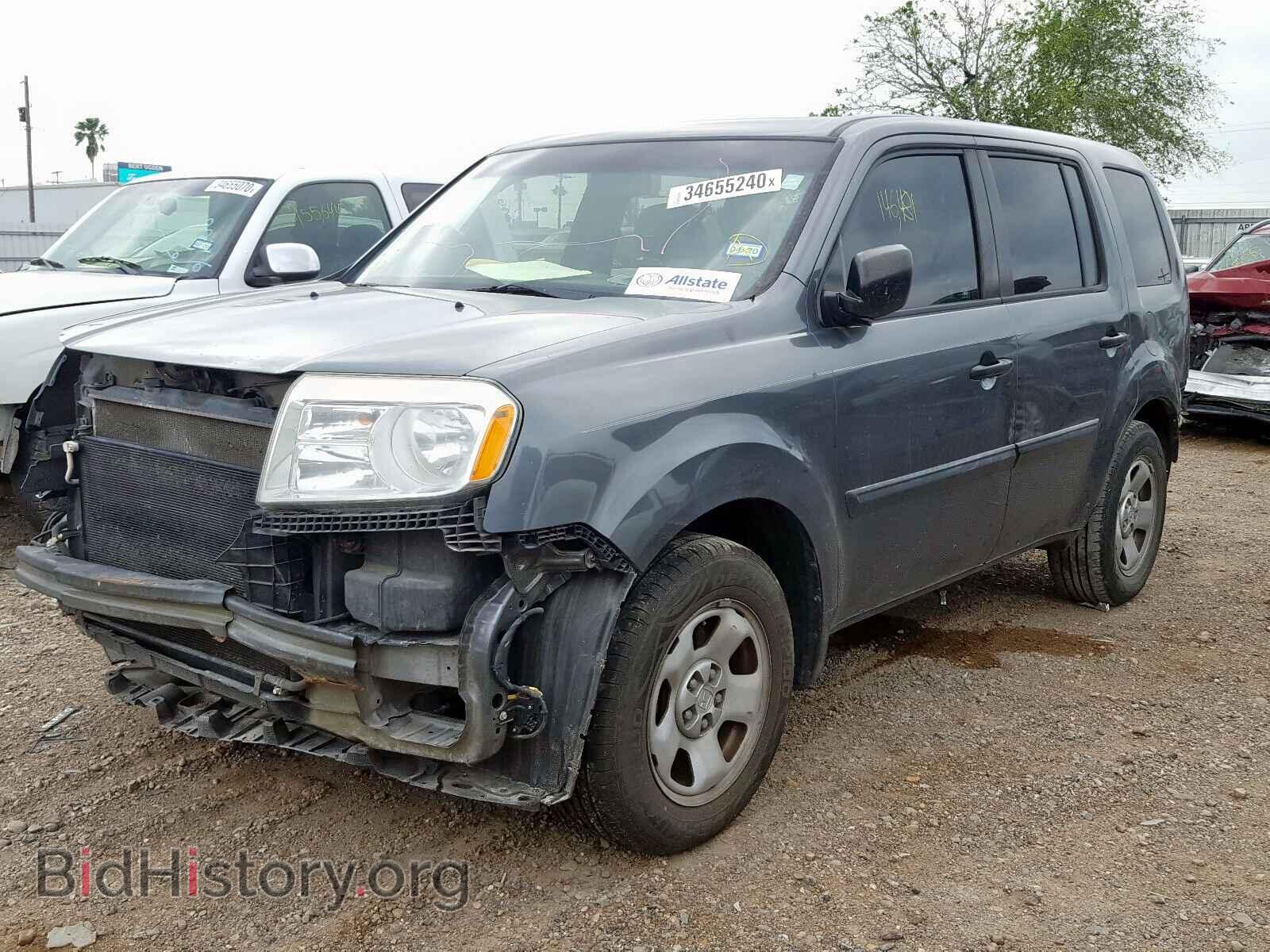 2012 HONDA PILOT - VIN: 5FNYF3H24CB014627 - Фото 2
