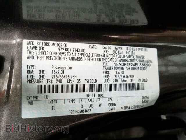 2014 FORD FOCUS - VIN: 1FADP3F24EL338200 - Photo 10