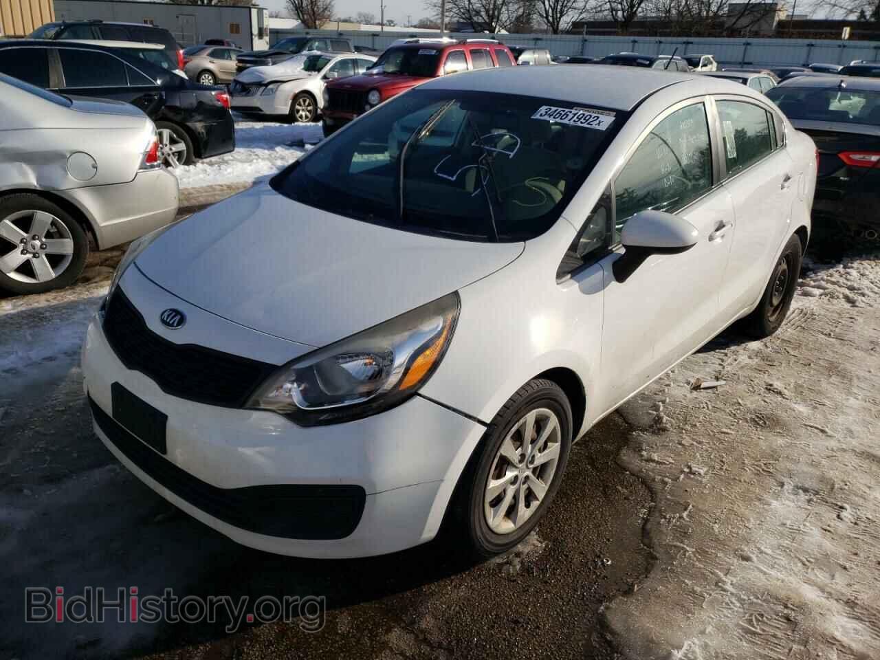 2013 KIA RIO - VIN: KNADM4A33D6281359 - Фото 2