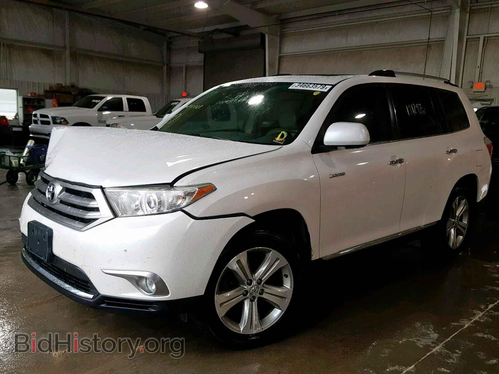 2012 TOYOTA HIGHLANDER - VIN: 5TDYK3EH6CS083321 - Фото 2