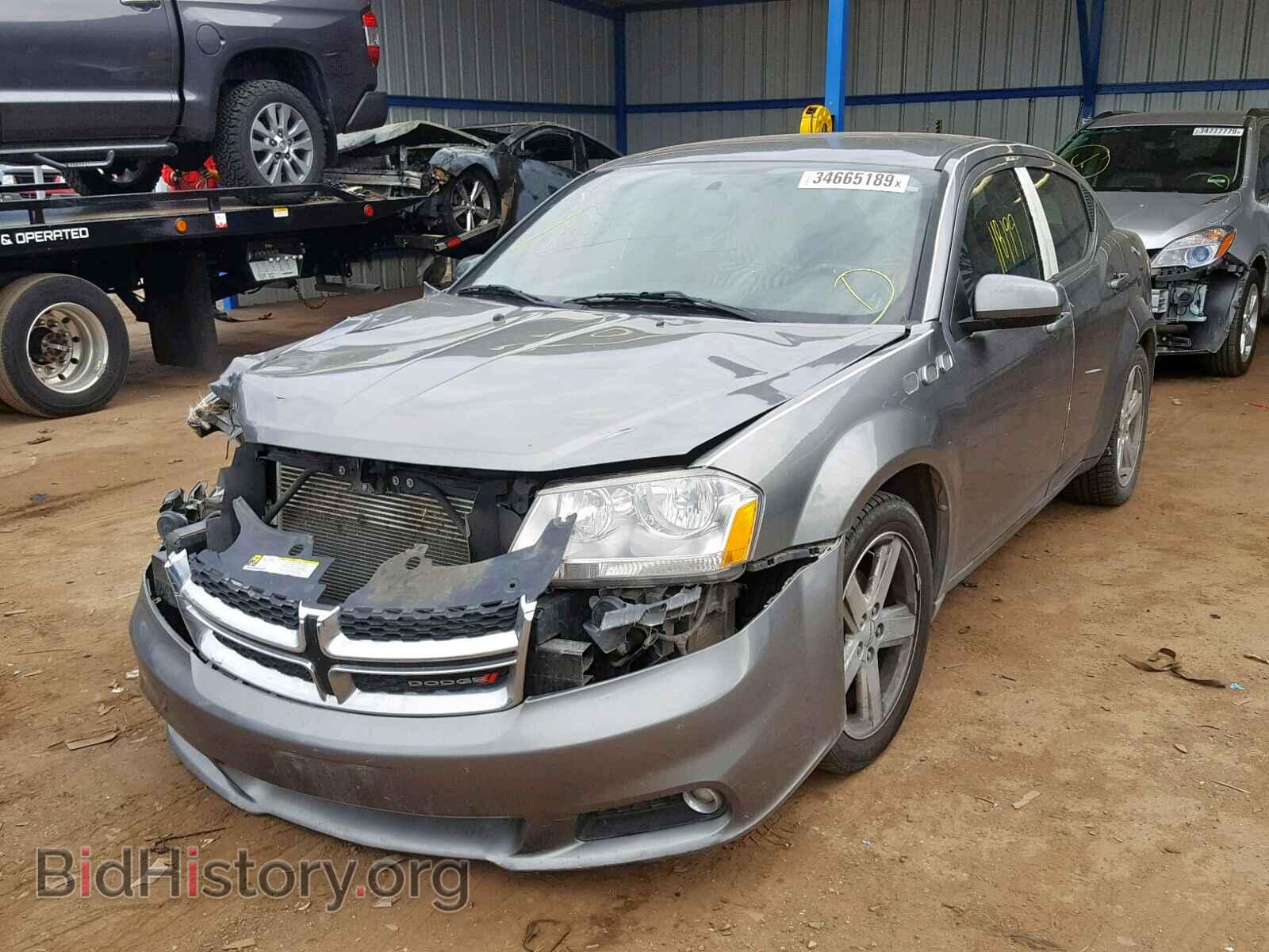 2013 DODGE AVENGER - VIN: 1C3CDZCB4DN707327 - Фото 2