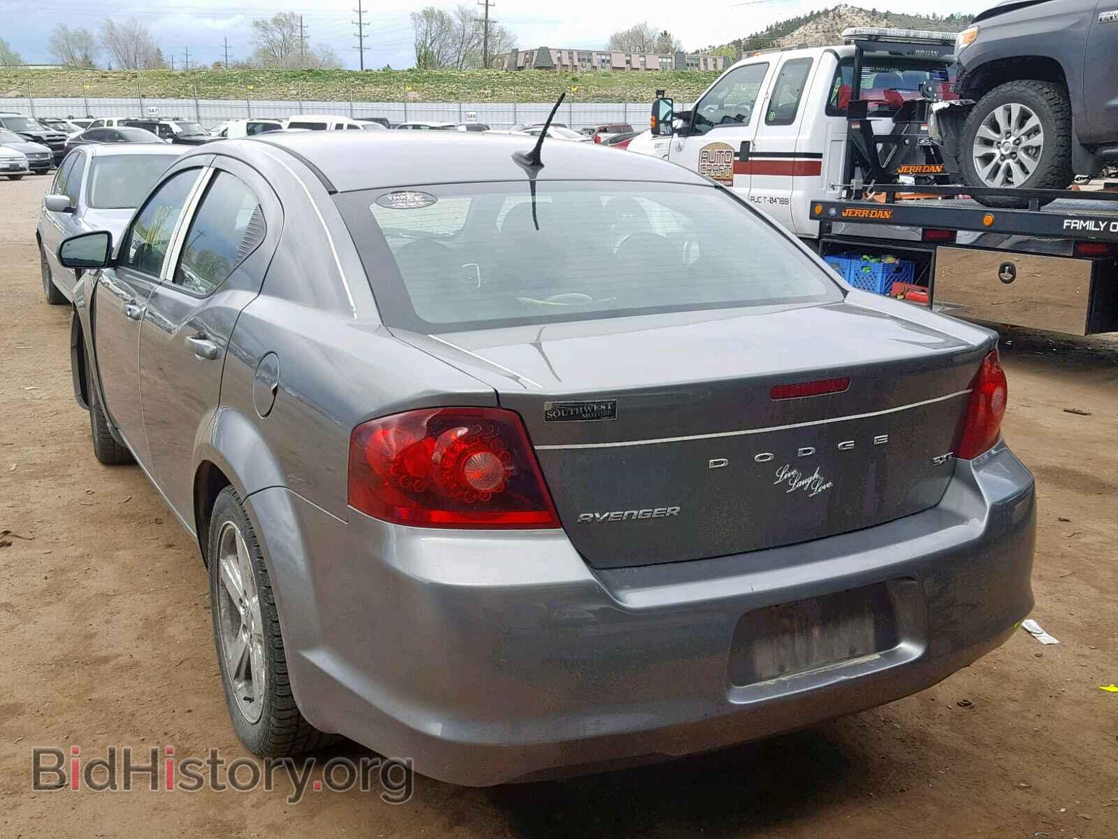 2013 DODGE AVENGER - VIN: 1C3CDZCB4DN707327 - Фото 3