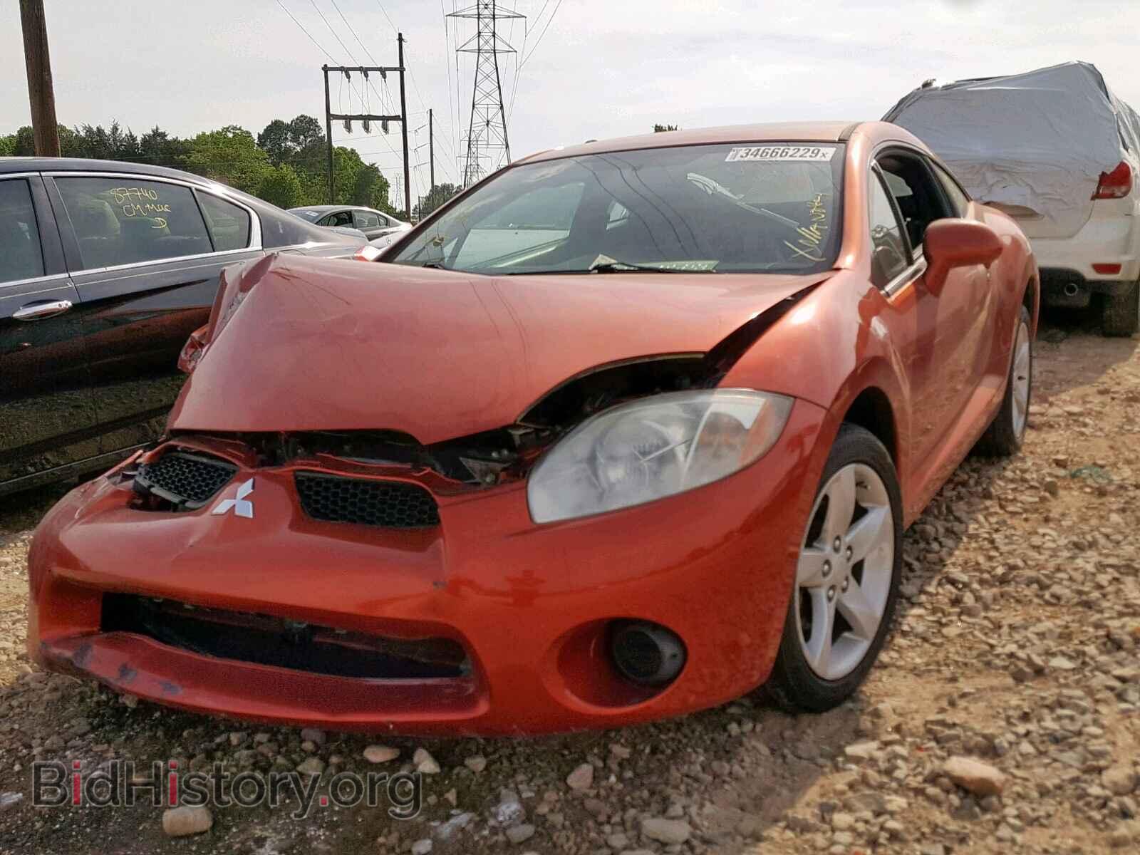 2007 MITSUBISHI ECLIPSE - VIN: 4A3AK24F07E061903 - Фото 2