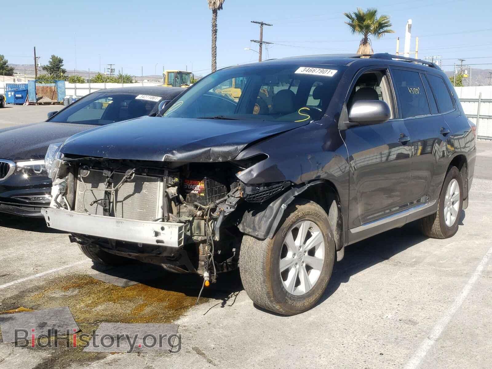 2012 TOYOTA HIGHLANDER - VIN: 5TDBK3EH7CS116414 - Фото 2