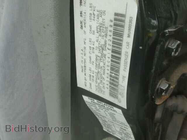 2001 MITSUBISHI GALANT - VIN: 4A3AA46G41E222460 - Фото 10