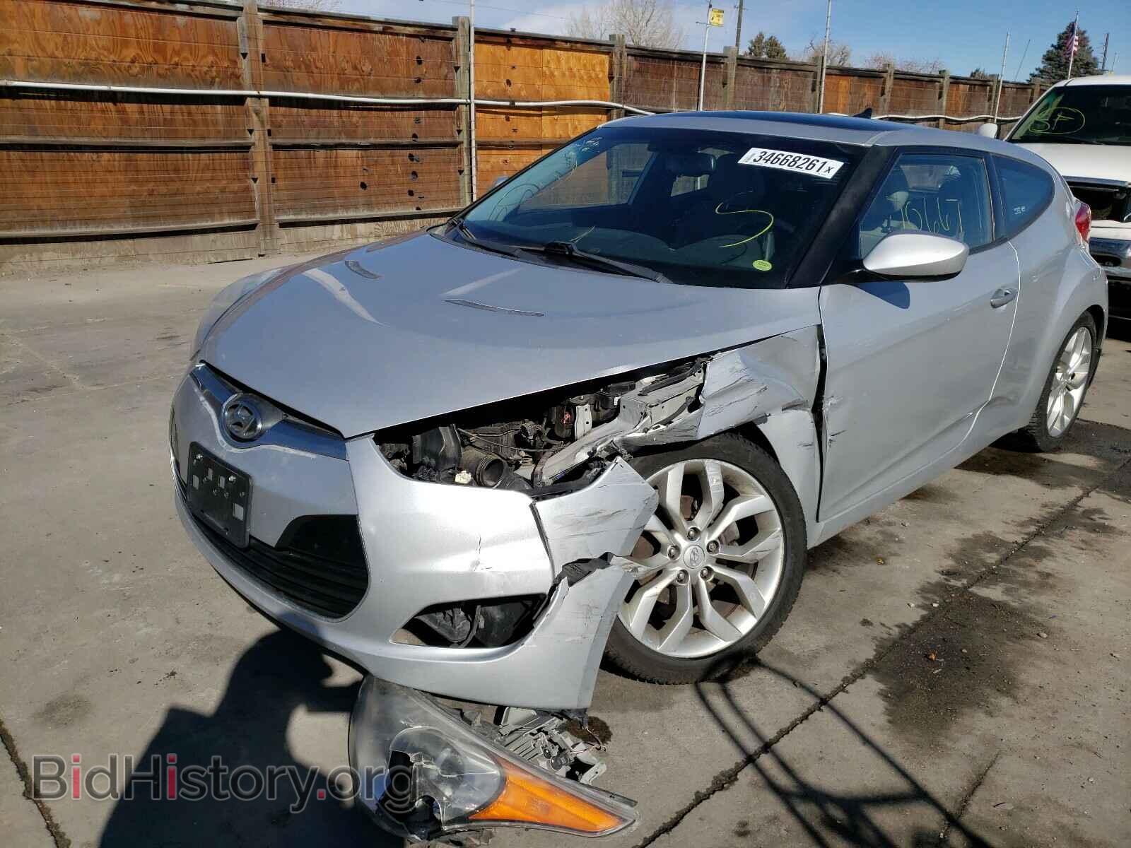 2012 HYUNDAI VELOSTER - VIN: KMHTC6AD6CU059359 - Фото 2