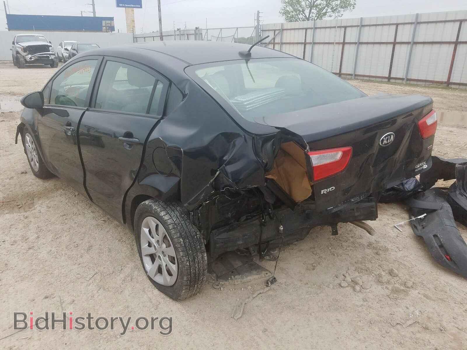 2014 KIA RIO - VIN: KNADM4A34E6332272 - Фото 3