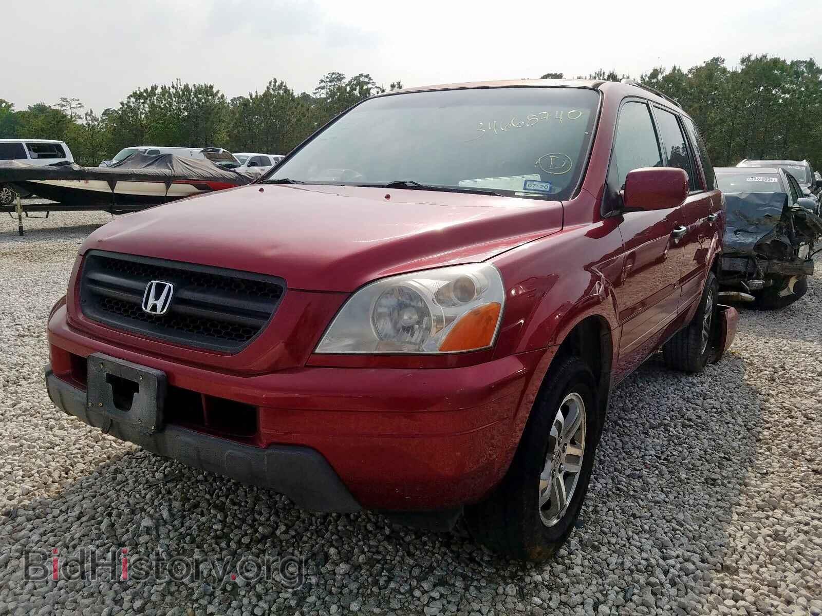 2003 HONDA PILOT EX - VIN: 2HKYF18433H556390 - Фото 2