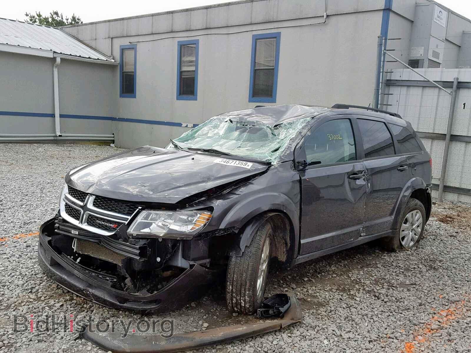 2017 DODGE JOURNEY SE - VIN: 3C4PDCAB1HT606183 - Фото 2