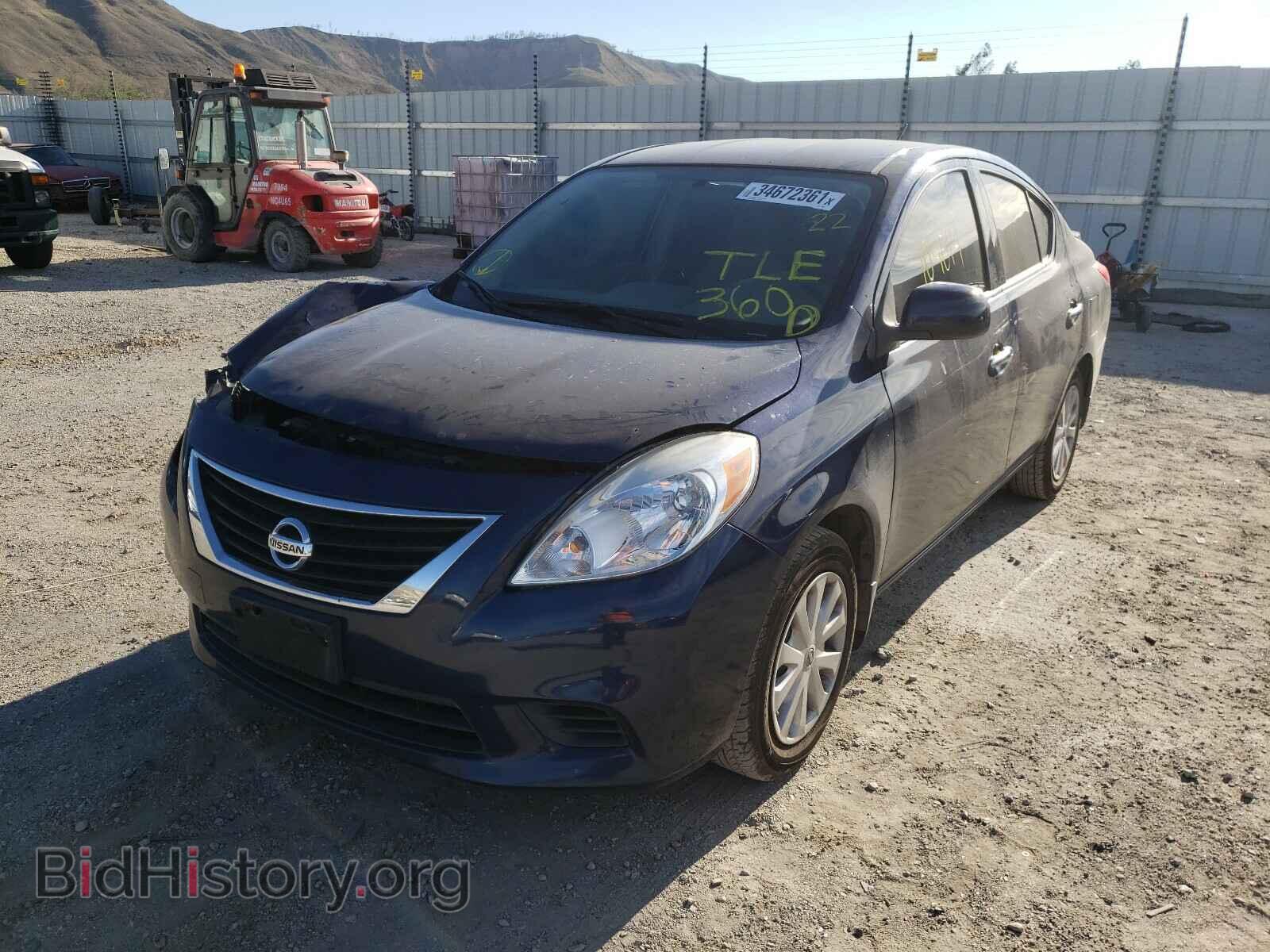 2014 NISSAN VERSA - VIN: 3N1CN7AP6EK460902 - Фото 2