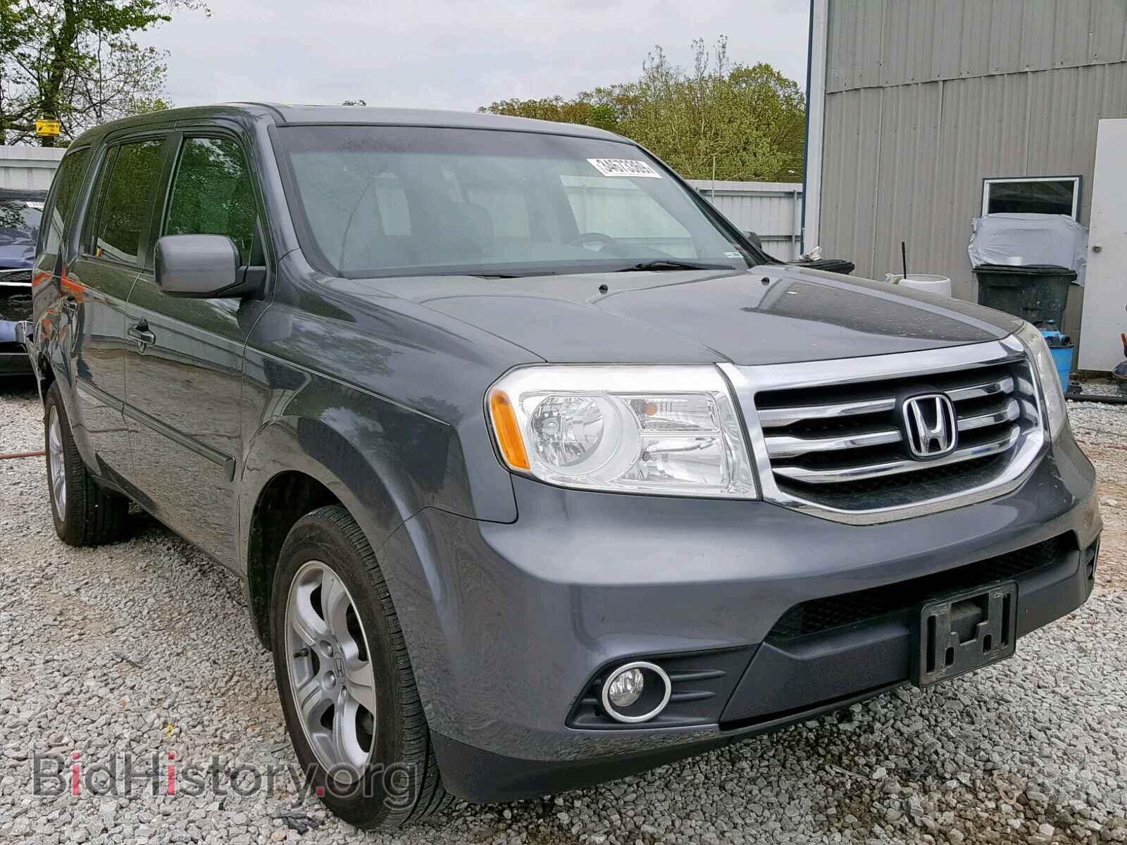 Photo 5FNYF4H51CB003780 - HONDA PILOT EXL 2012
