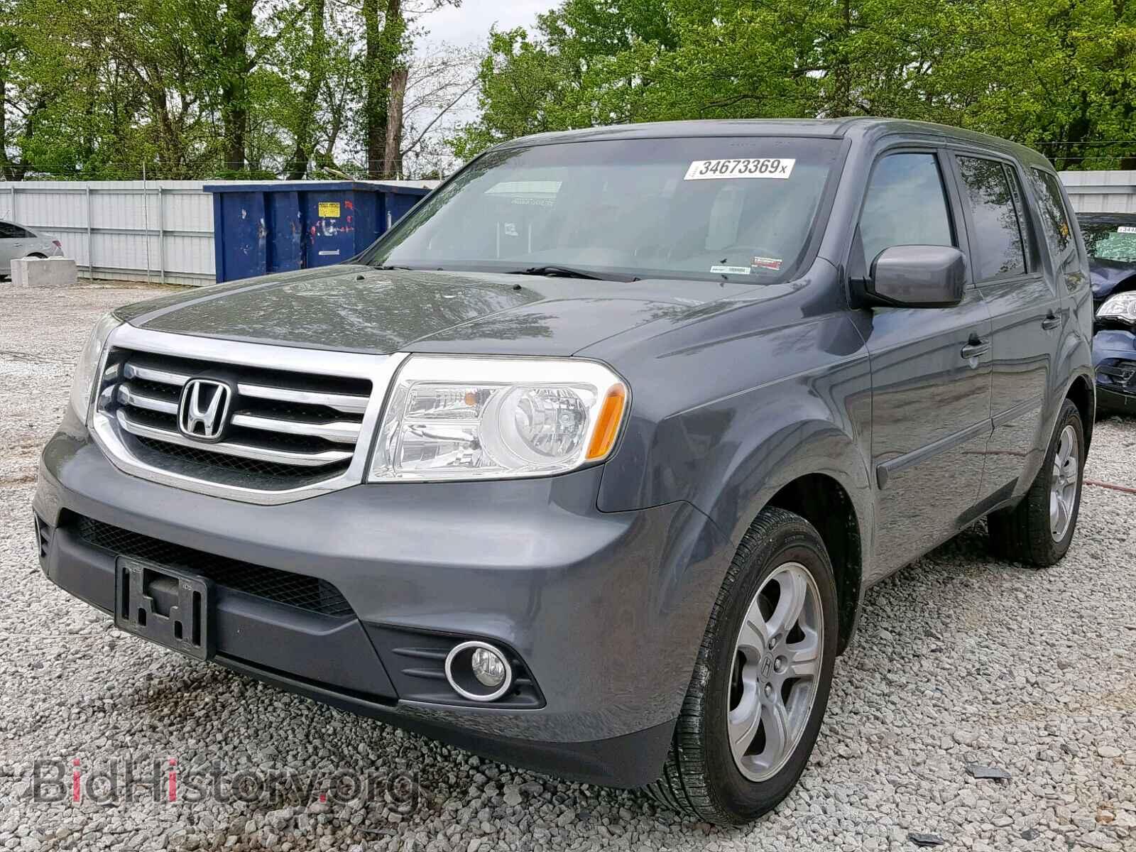 2012 HONDA PILOT EXL - VIN: 5FNYF4H51CB003780 - Фото 2