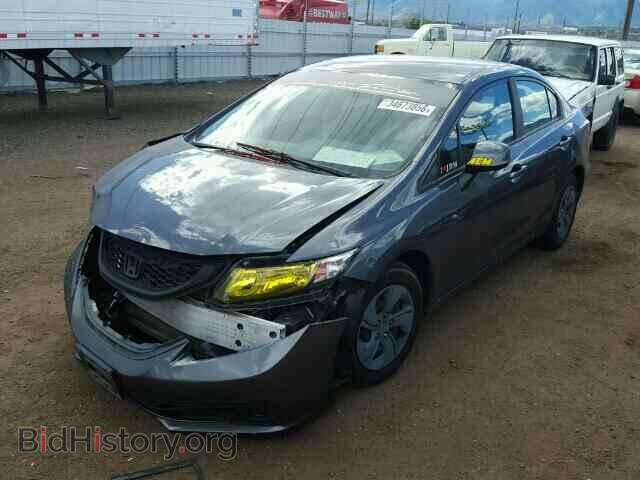 2013 HONDA CIVIC - VIN: 2HGFB2F50DH602516 - Фото 2