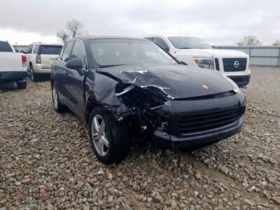 2016 Porsche CAYENNE, black — VIN WP1AA2A27GKA12205, Copart
