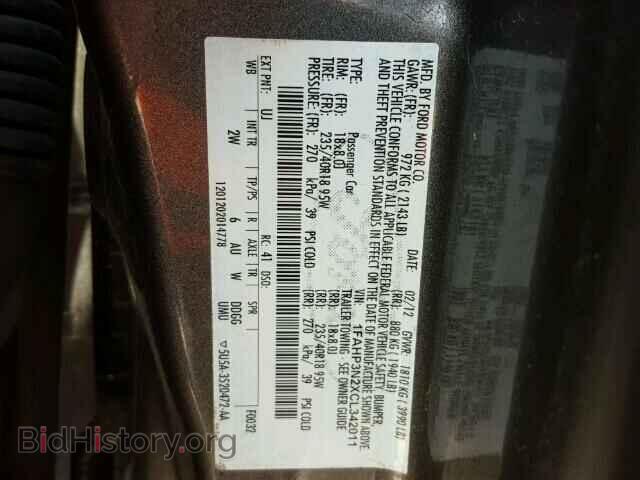 2012 FORD FOCUS - VIN: 1FAHP3N2XCL342011 - Фото 10