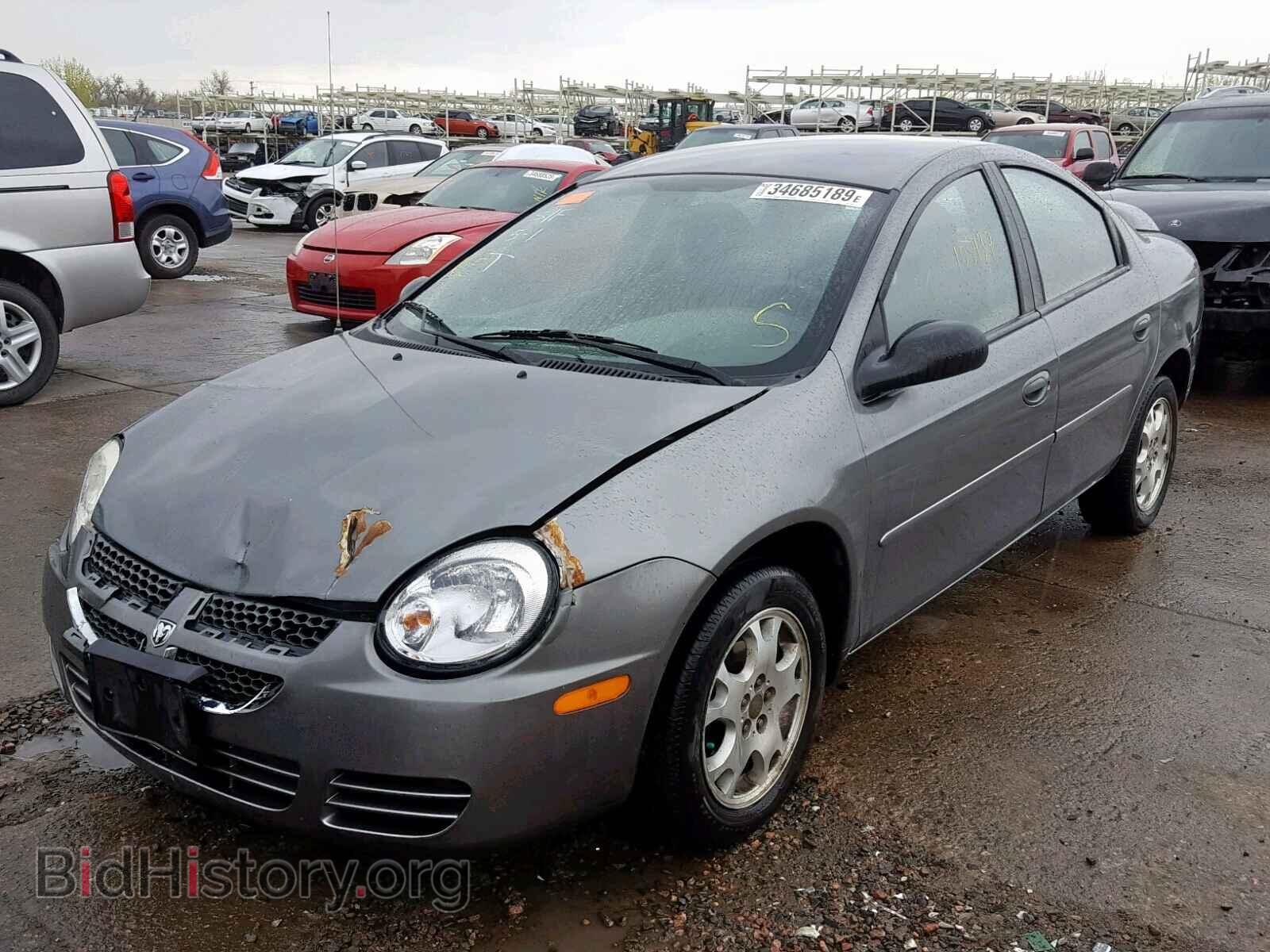 2005 DODGE NEON - VIN: 1B3ES56C15D283427 - Фото 2