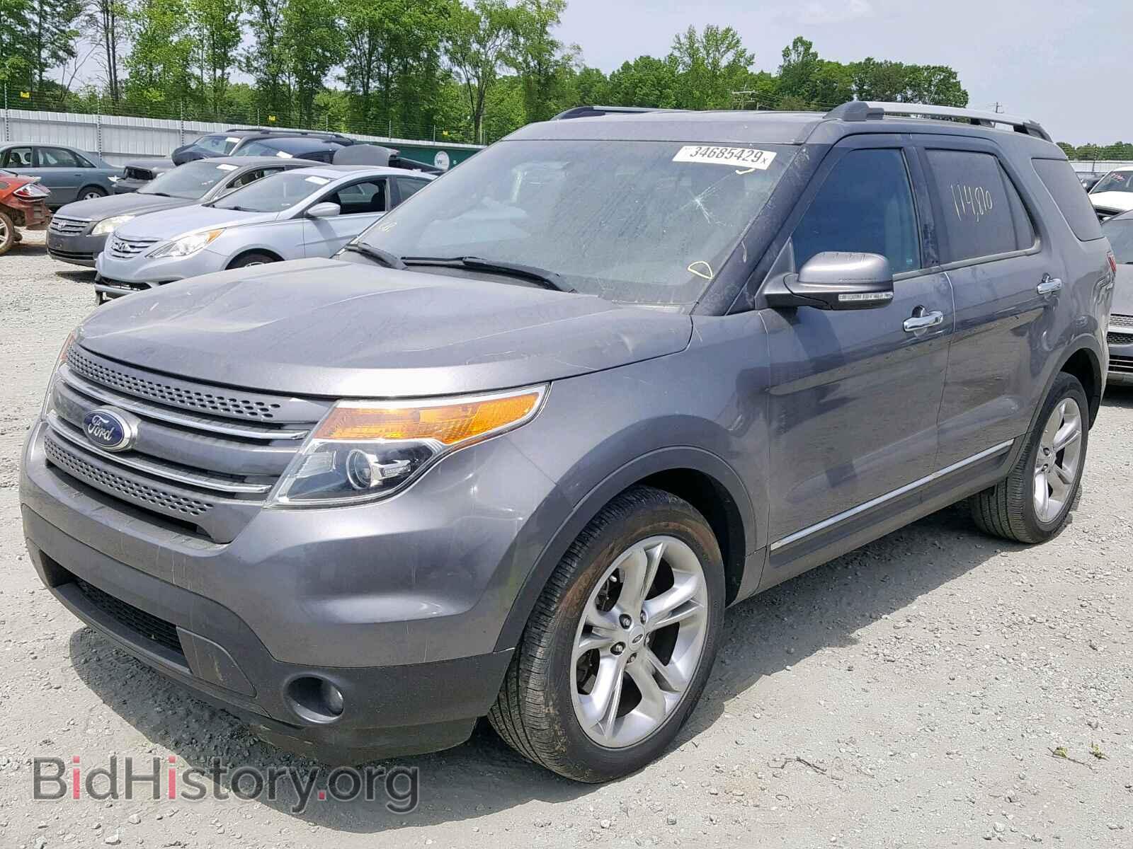 2014 FORD EXPLORER L - VIN: 1FM5K8F80EGB11783 - Фото 2