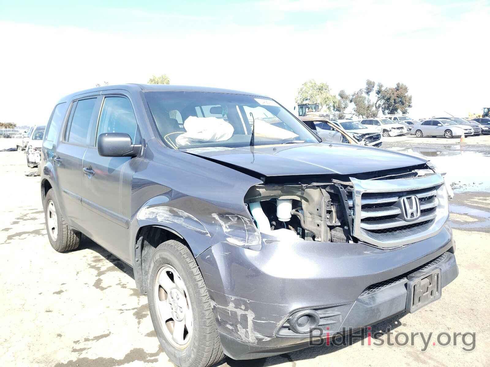 Photo 5FNYF3H24DB014192 - HONDA PILOT 2013